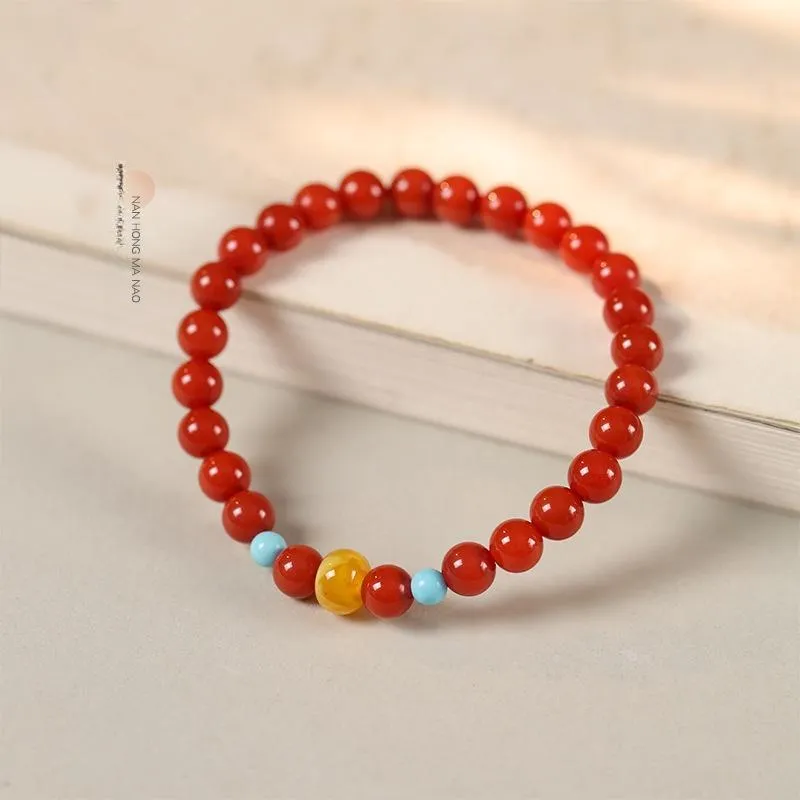 Fengyun Pavilion Agate Bracelets Unisex-3