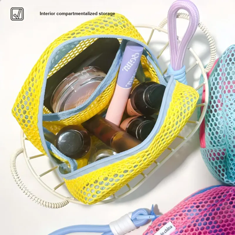 Love Of Wormwood Dopamine Dressing Mini Gauze Portable Travel Mesh Bag-4