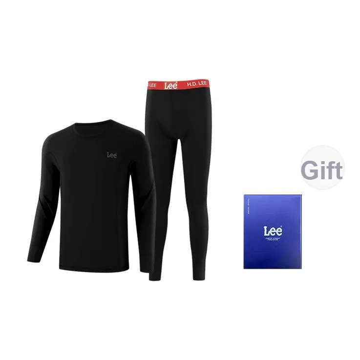 Lee совместный бренд модель Thermal Set Мужской Легкий Бесшовный Thermal Трусы Independent Подарочный Набор Коробка