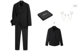 Black (Includes Black Shirt+Brooches)