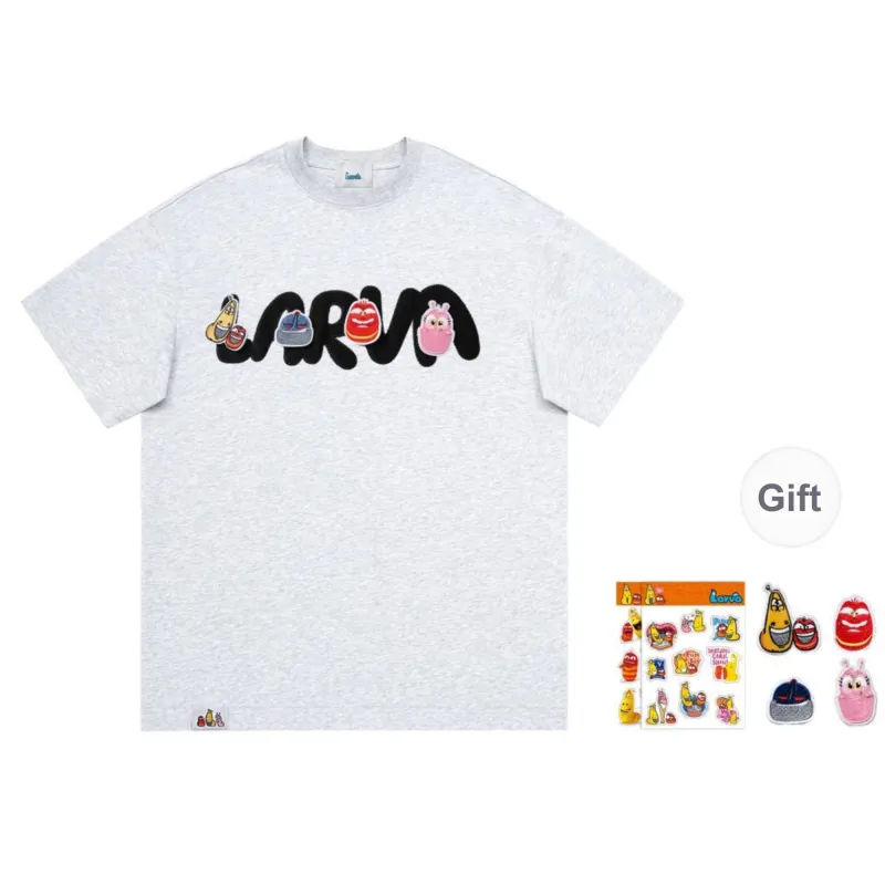 COMIC LARVA T Shirts Unisex-0