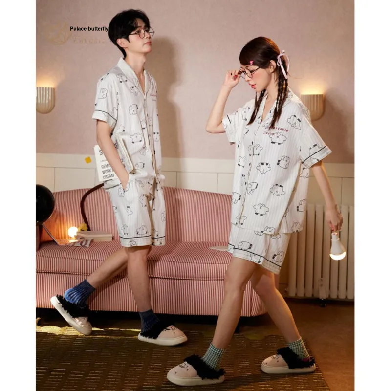 Gongdie x ZAOWUCANXIONGDI,LIANMINGKUAN Pajama Set Unisex-11