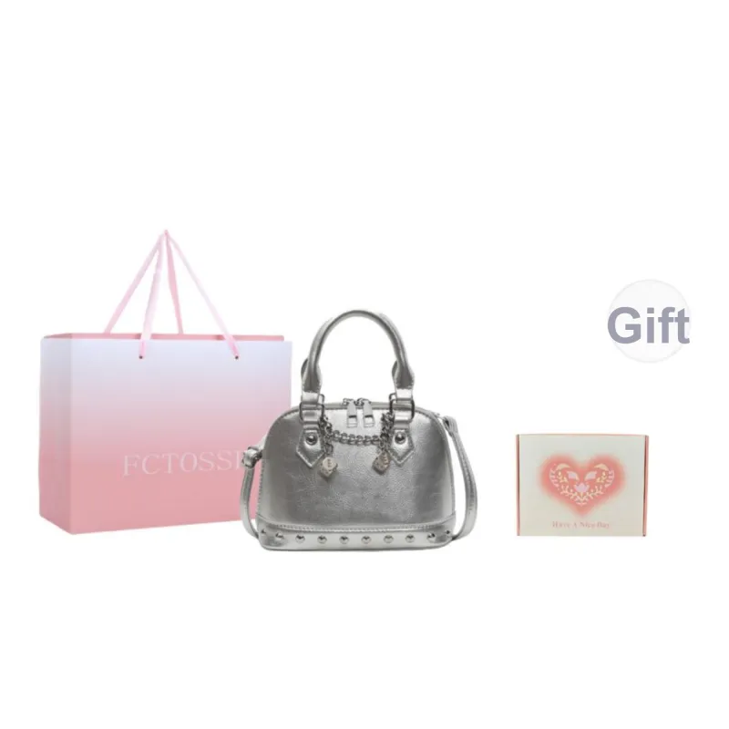 FCTOSSR PU Shoulder Bag, Crossbody Bag, Handbag Regular Women's Silver/Black/Gold/Blue/Pink-23