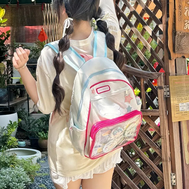 Debecca Twill Backpack Women's Light Blue-7