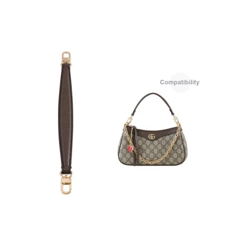 Kim Yeon sha Коровья кожа Плечевой ремень Женские Коричневый