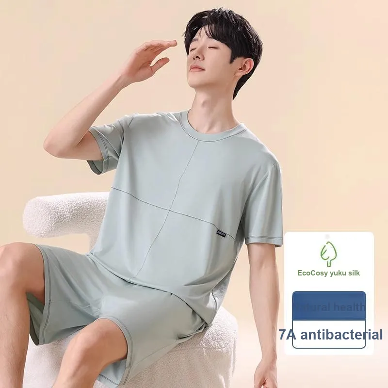 H YXIANG Men Pajama Sets-5