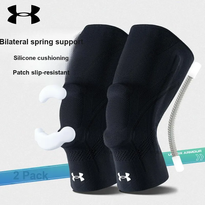 Under Armour Knee Pads Running Mountaineering Hiking Cycling Tennis Soccer Badminton Basketball Fitness Unisex-10