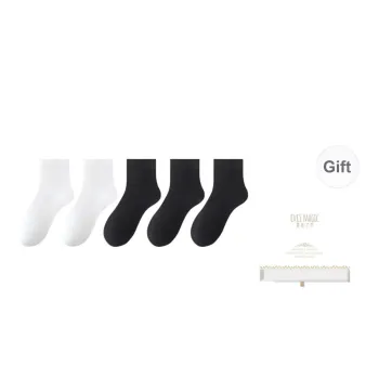 XIA.WA.ZHI.XIU Mid Calf Socks Women's Box 5 Pack