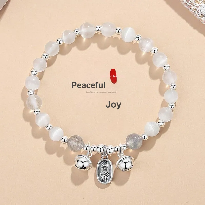 Regalrose Glass Cat Eye Bracelets Women's-1