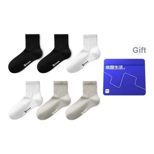 HLA Низкие носки Мужские Сумка для покупок 6 пар