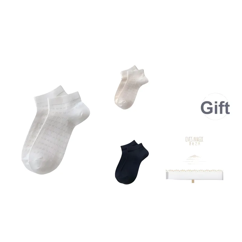 XIA.WA.ZHI.XIU Ankle Socks Women's Box 3 Pack-24