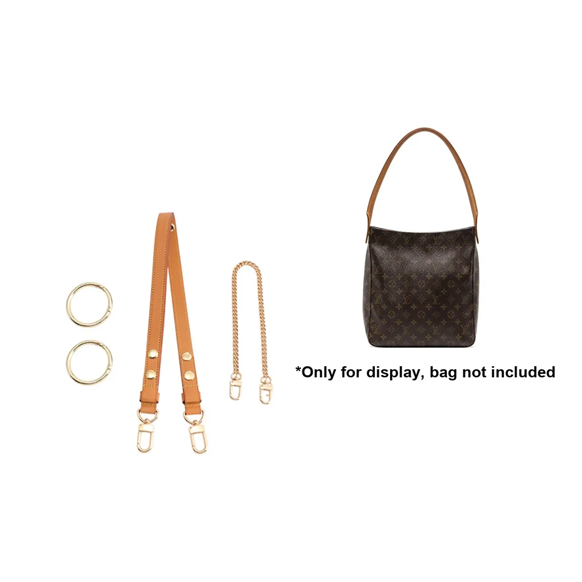Ingenuity Handmade Cow Leather Storage Liner Accessories Bag Strap Women's Beeswax/Black