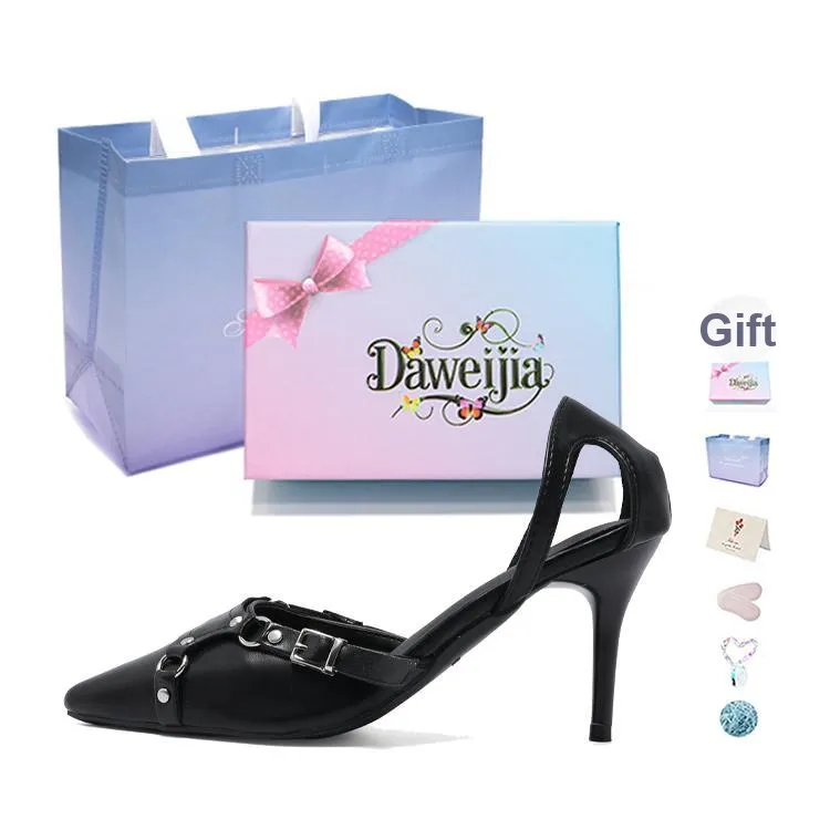 Dawei's House Slim Heel High Heels Women's Gift Box Set-12