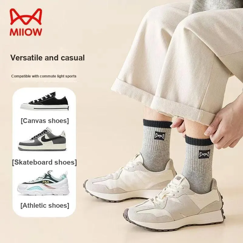 MIIOW Mid Calf Socks Men's Combo Set-6