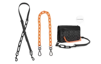 Lan Bao Fan Cow Leather Bag Accessories Unisex Black