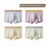Light Gray+Cameo Brown+Apricot+Light Green
