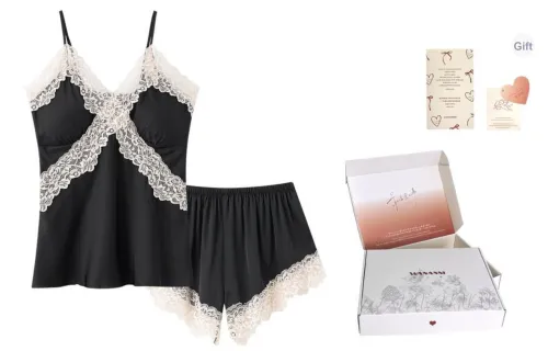 WANANNI Pajama Gift Box Women's Black