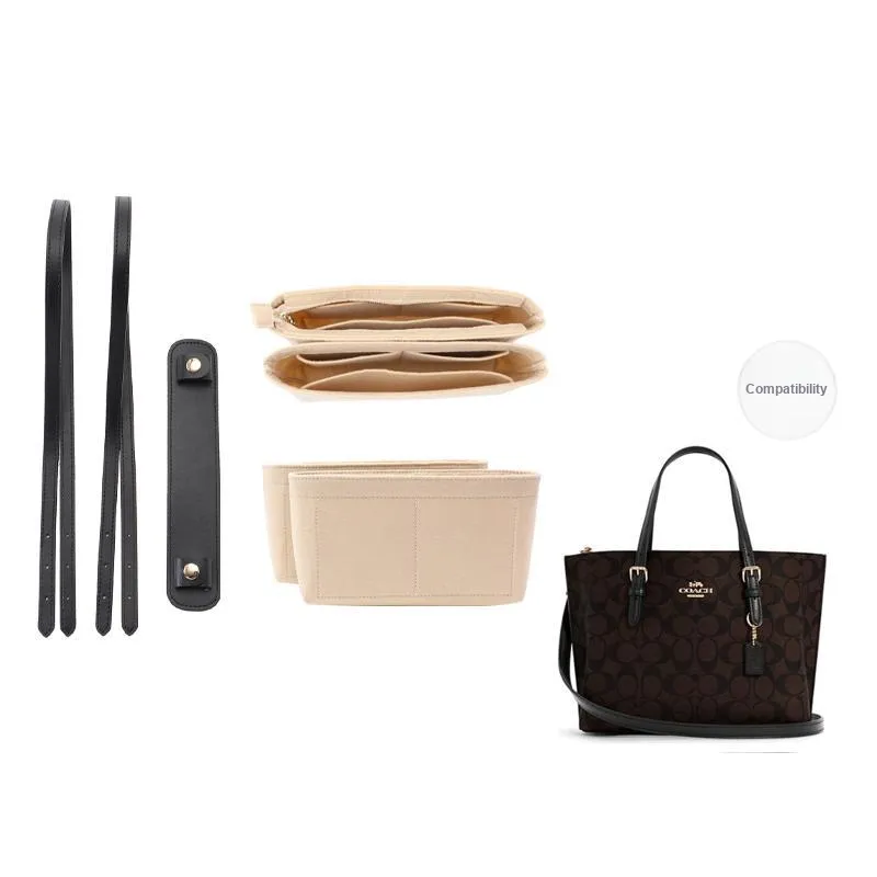 Gloya Imported Microfiber Bag Accessory Combo Set Women's Multicolor-18