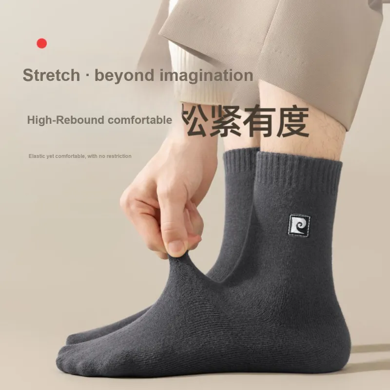 PIERRE CARDIN Mid Calf Socks Men's 3 Pack With Box Included-10