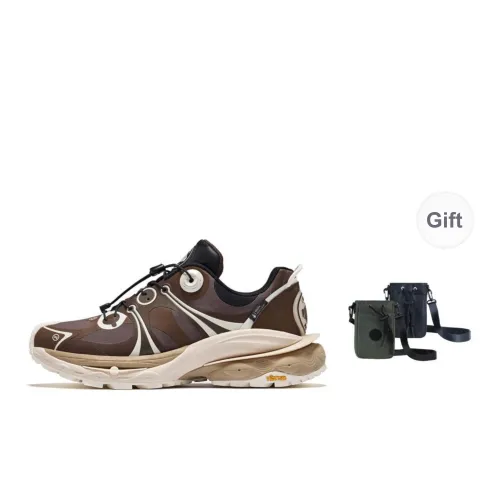Palladium Wear-Resistant Slip-Resistant Low-Top Casual Shoes Men's Dark Brown
