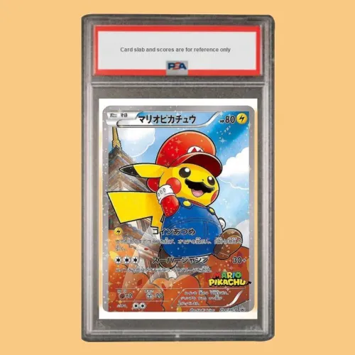 Покемон XY PROMO Бонусная карта Марио Пикачу XY P 294 PSA Версия для Японии сертифицированные карточки одиночная пара