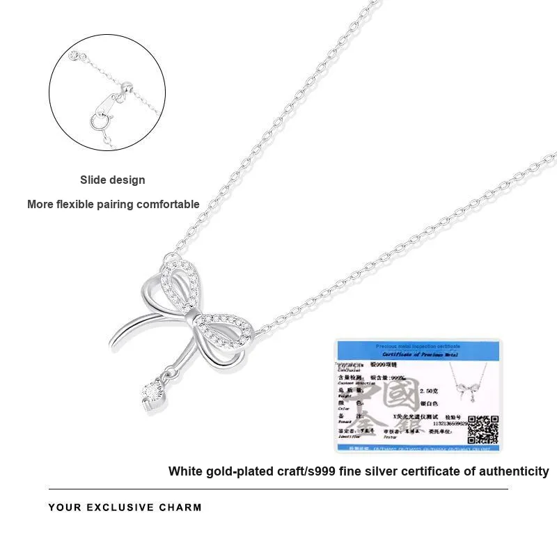 Daisy Dream Full Sterling Silver Necklaces Women's-2