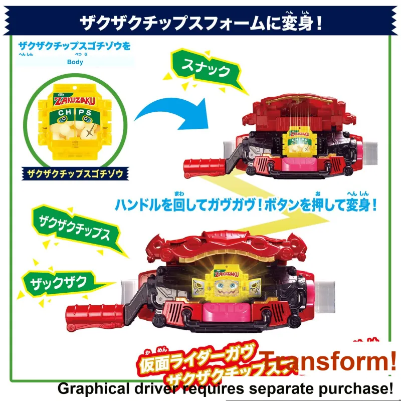 BANDAI Kamen Rider Characters GAVV Gabumon, Chibi 01 Set Model Accessories-2