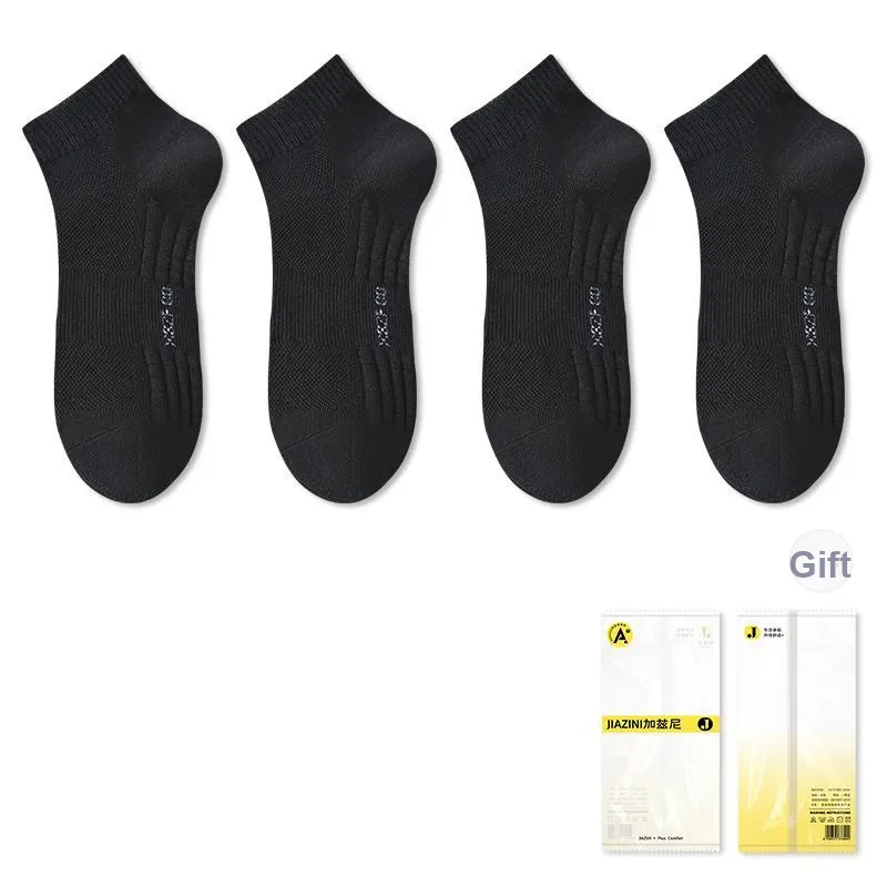 JIAZINI Ankle Socks Men's 4 Pack-24