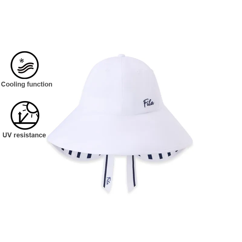 FILA FUSION Polyester Bucket Hats Women's Snow-1