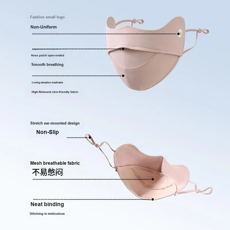 NANJIREN Lightweight Sun Protection Masks Unisex-8