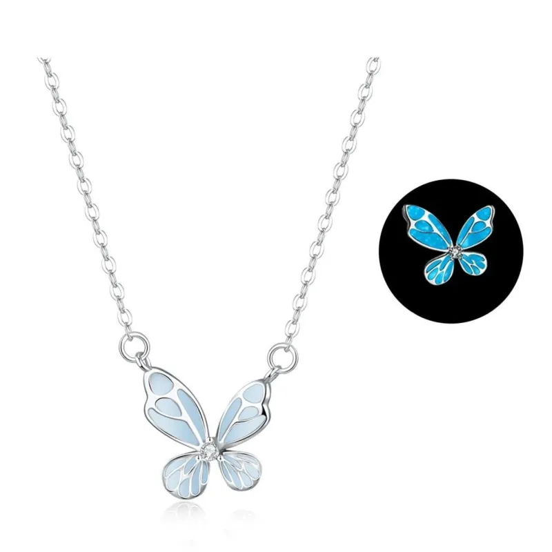 LAOYINFANG Sterling Silver Necklaces Women's-0
