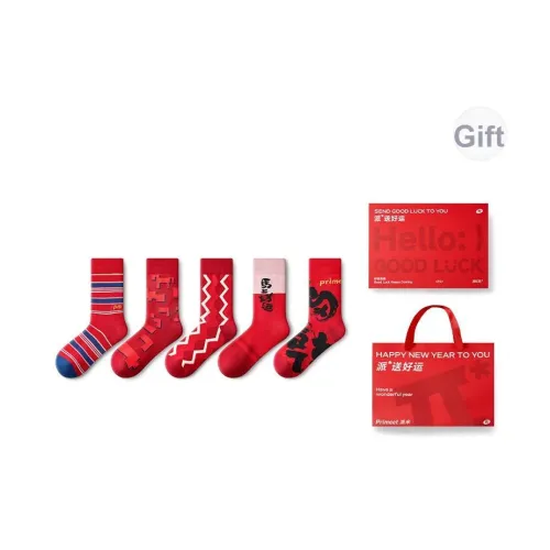 PRIMEET Носки Crew Мужские упаковка из 5 пар