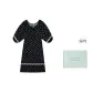[Gift Box Set]Lucky Knot Black Women's Nightgown