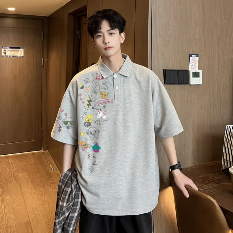 Emoji Polo Shirts Unisex-13