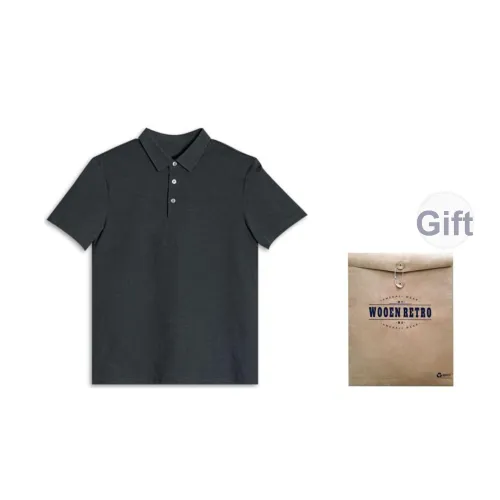 WUREN Мужская рубашка поло