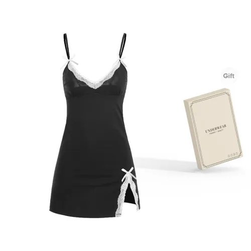 O'MESIK Nightgown Women's Gift Box Set Black