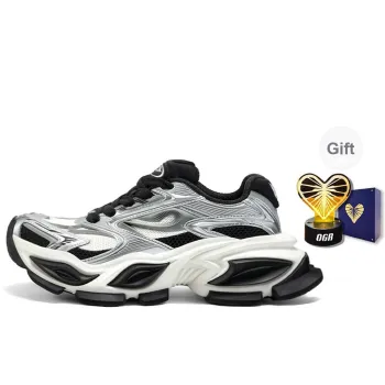 OGR Chunky Sneakers Unisex Low Top Black/White