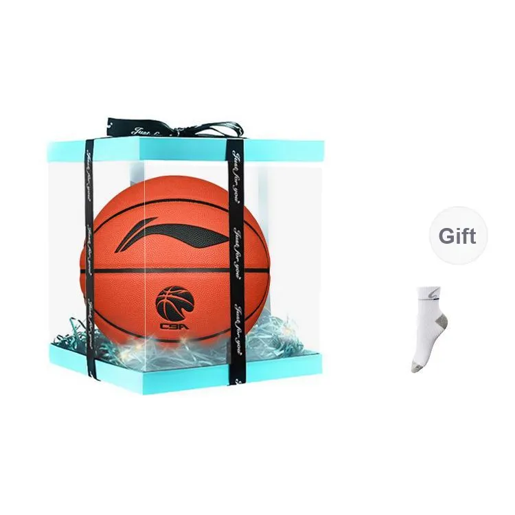 LiNing CBA Collection PU Basketball Brown Size 7 Training Unisex-14