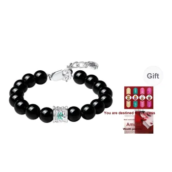 KINGFOCUS Obsidian Bracelets Unisex