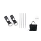 Black Abrasion-Resistant Buckle