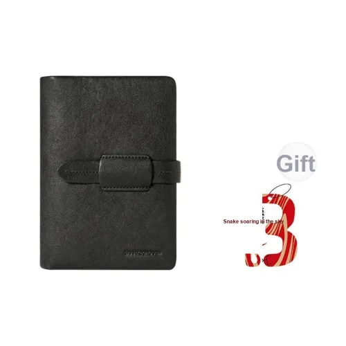 Sharkborough Кошелек из коровьей кожи держатель для паспорта кошелек для монет держатель для карт стандартный мужской черный