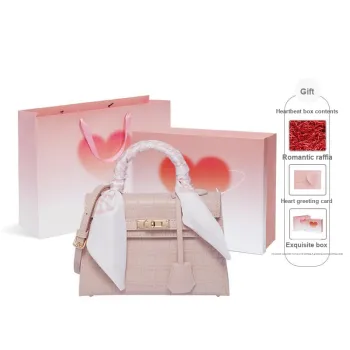 Old Man's Head PU One Shoulder Kelly Small Bag Handbag, Crossbody Bag Regular Women's Peach Pink