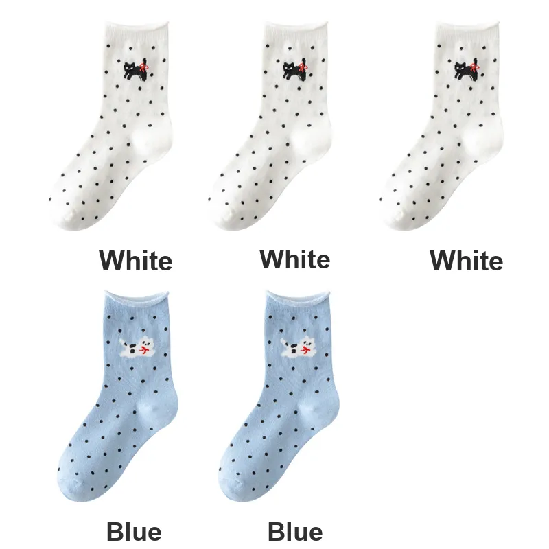 H YXIANG Mid Calf Socks Women's Combo Set-35