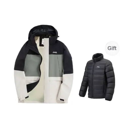 Jeep Water Resistant Windproof Breathable Wear Resistant Warm Anti Static Water Repellent Windbreaker Jacket Unisex