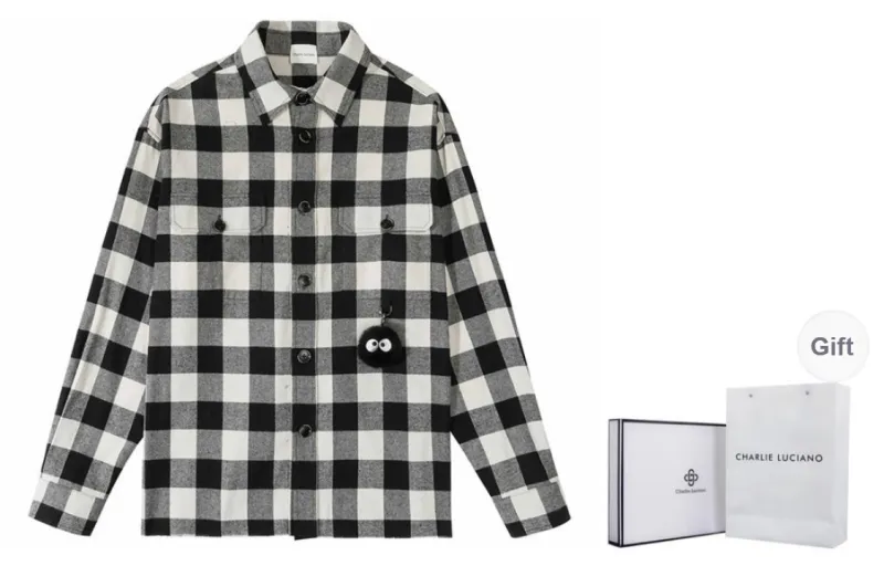 Charlie Luciano Shirt Unisex Black White-0