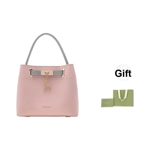 VANESSA HOGAN Монограмма Коровья кожа Ведрообразная сумка Сумка Сумка через плечо Сумка через плечо Средний Женская Многоцветная