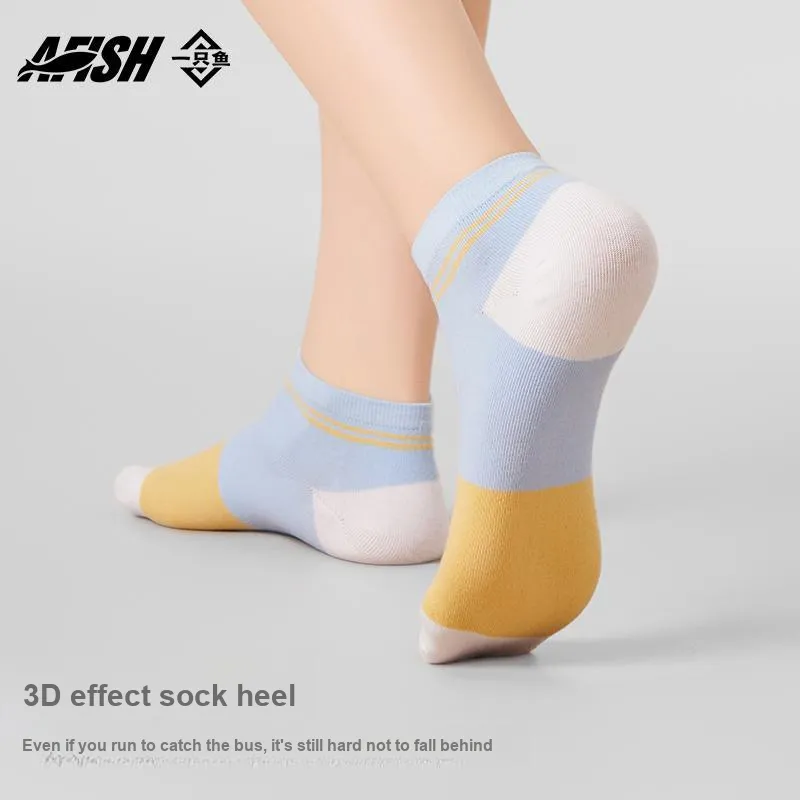 AFISH Ankle Socks Women's 5 Pack Shopping Bag-1