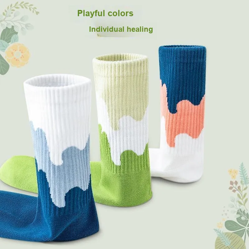LUOLIAN Mid Calf Socks Women's 5 Pack-36
