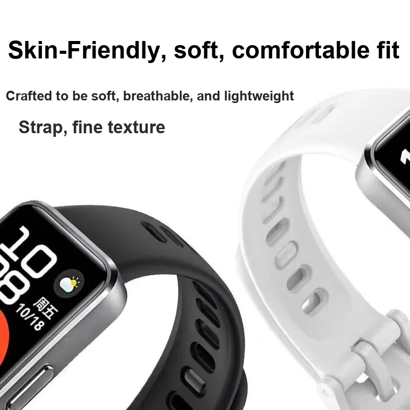 MUZHITIANKONG Huawei Compatibility Watch Band 20CM Silicone Material-1