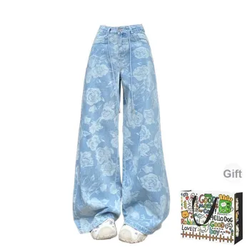 Gentle welcome Jeans Women's Blue Shopping Bag Included